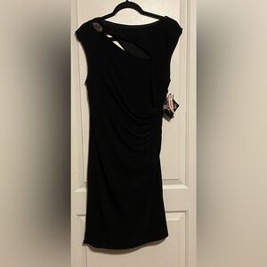 R&M Richard’s washable Made in USA Elegant Black Women's Dress sz 12